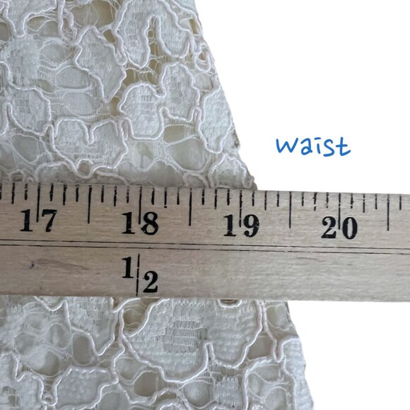 NBD X Revolve Bria Ivory Lace Overlay Halter Dress Size M‎ NWT - Picture 8 of 11